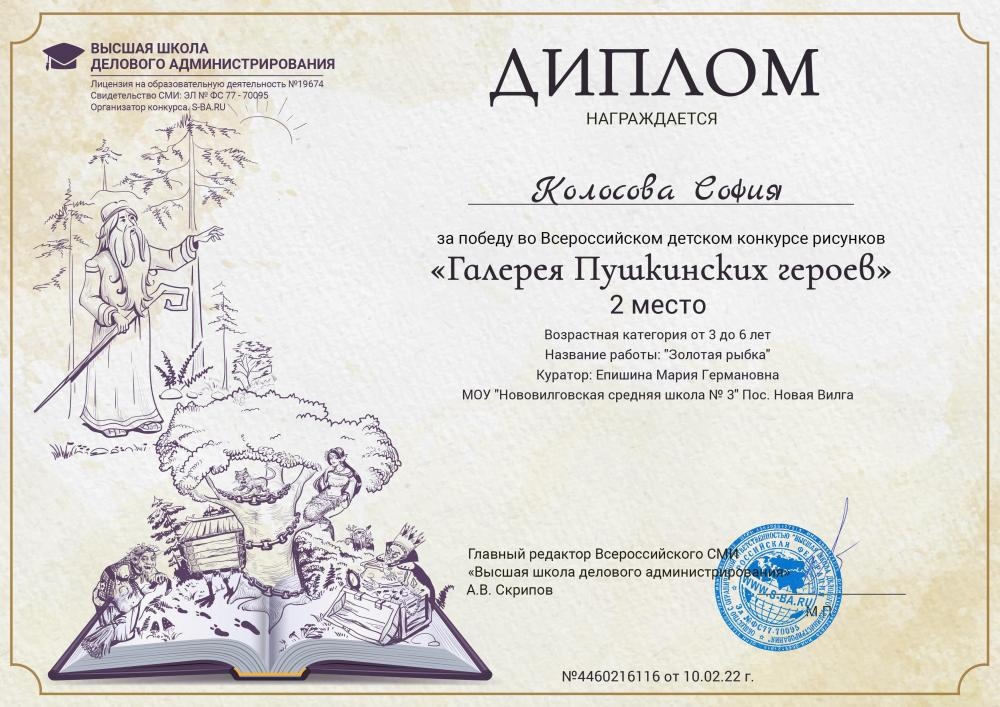 "Галерея Пушкинских героев"