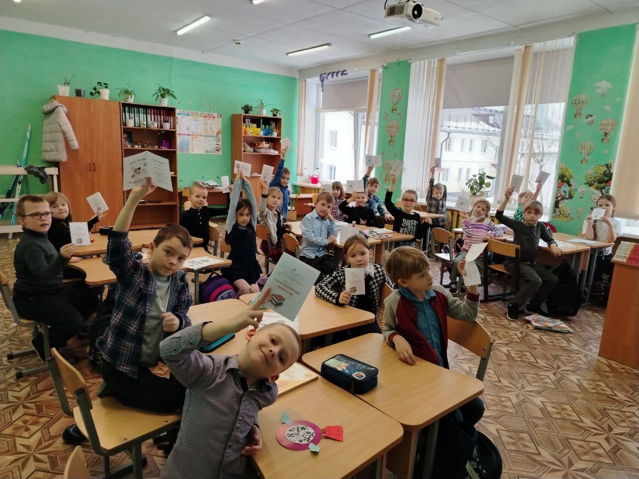 Первоклассники-читатели