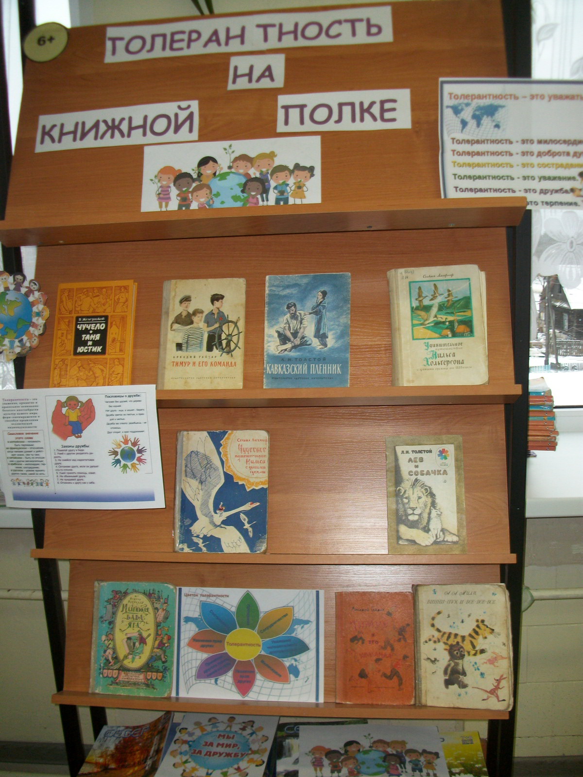 Книжная выставка "Толерантность на книжной полке".