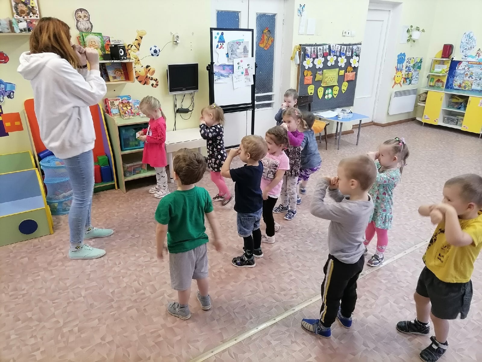 "веселая гимнастика"